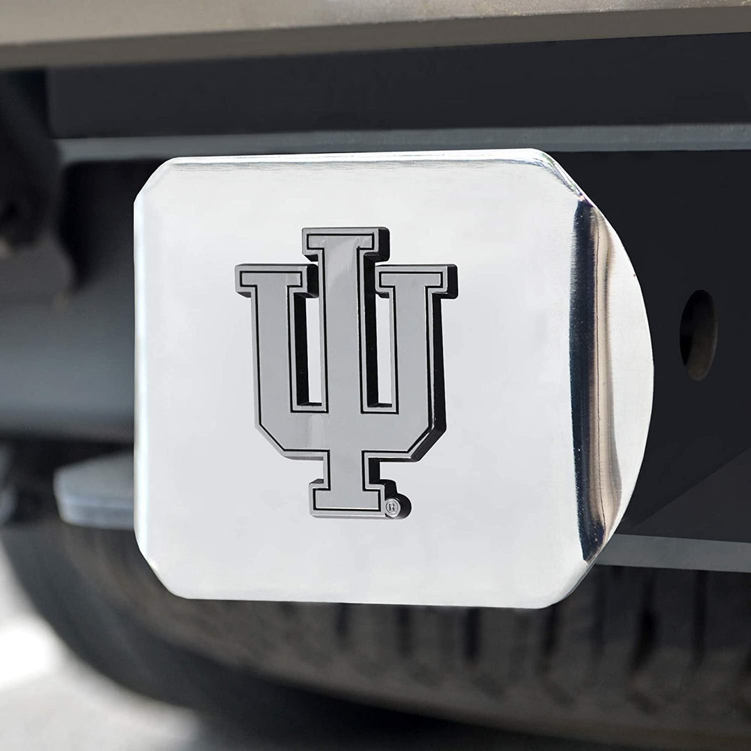 Indiana Hoosiers Solid Metal Hitch Cover with Metal Emblem 2 Inch Square Type III University