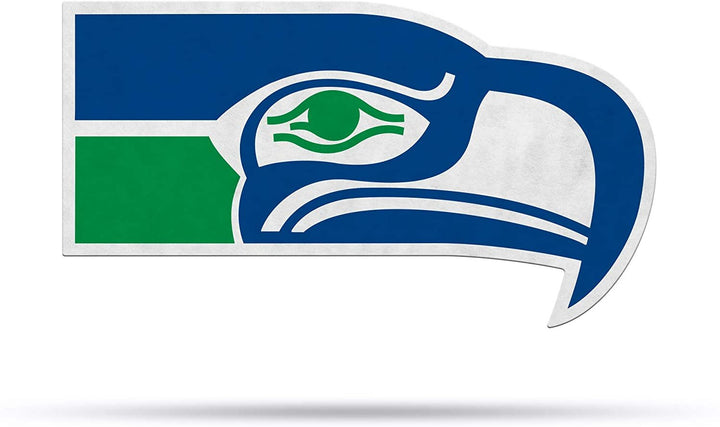 NFL Seattle Seahawks NFL Retro Shape Cut Pennant, Team color, Item footprint: 18" x 18"