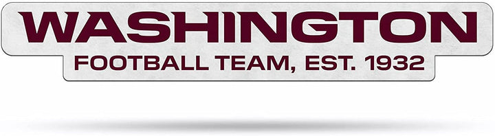 Washington Commanders Football Team Soft Felt Pennant, Logo Design, Shape Cut, 18 Inch, Easy To Hang