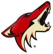 NHL Arizona Coyotes Small Static Cling Decal