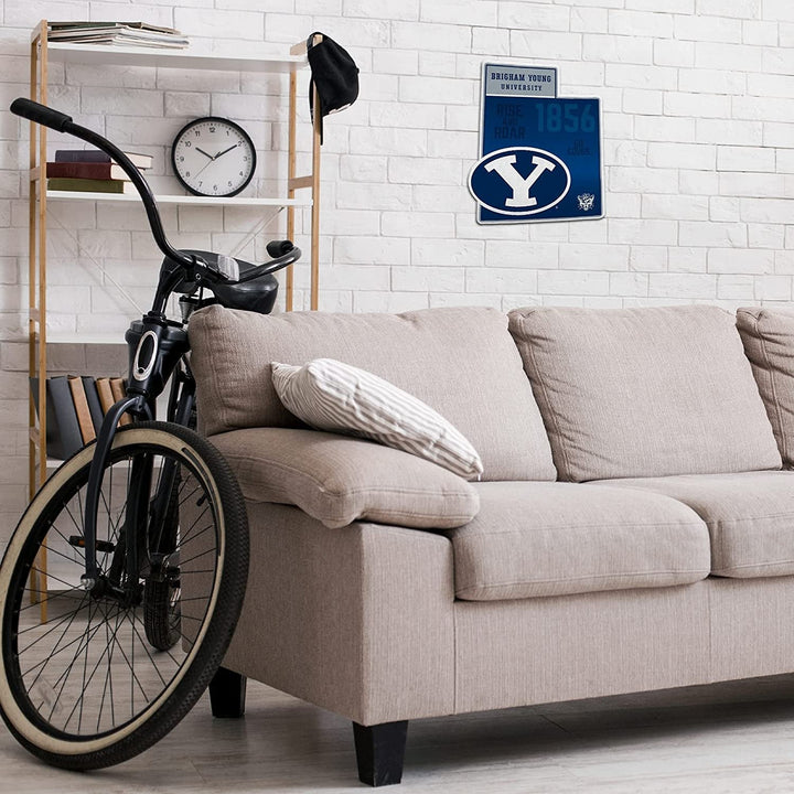 BYU Cougars Pennant State Shape 18 Inch Soft Felt Brigham Young University