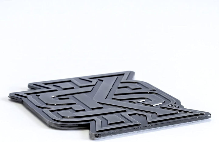 New England Patriots Solid Metal Auto Emblem Antique Nickel Design