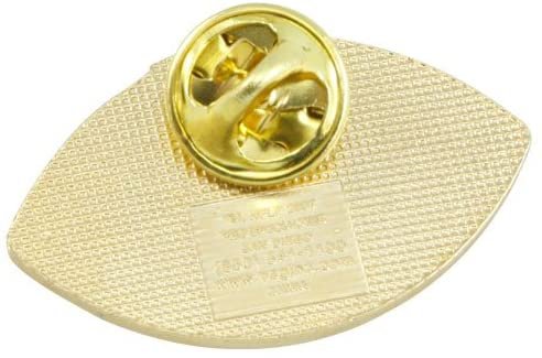 Los Angeles Chargers Metal Hat Lapel Pin, Gold Football Logo