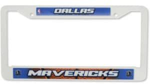 Rico Dallas Mavericks NBA Plastic Auto License Plate Frame