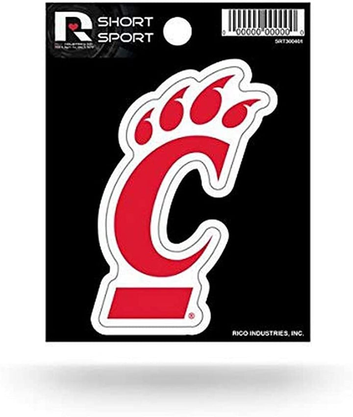 University of Cincinnati Bearcats 3 Inch Decal Sticker Flat Vinyl Full Adhesive Backing
