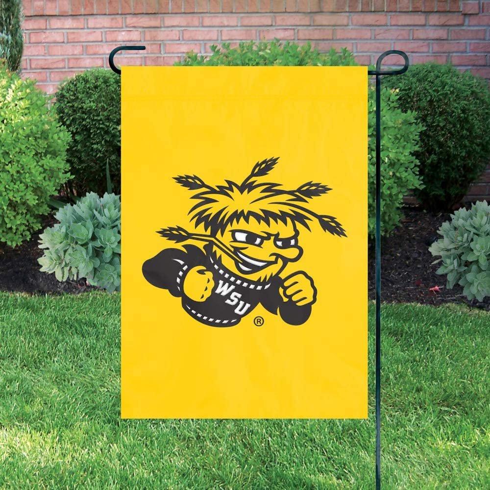 Wichita State University Shockers Premium Garden Flag Banner Applique Embroidered 12.5x18 Inch