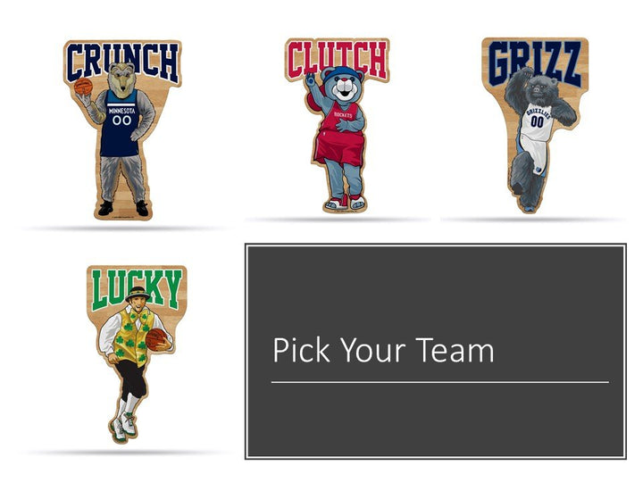 Memphis Grizzlies 18" Mascot Shape Pennant Soft Felt