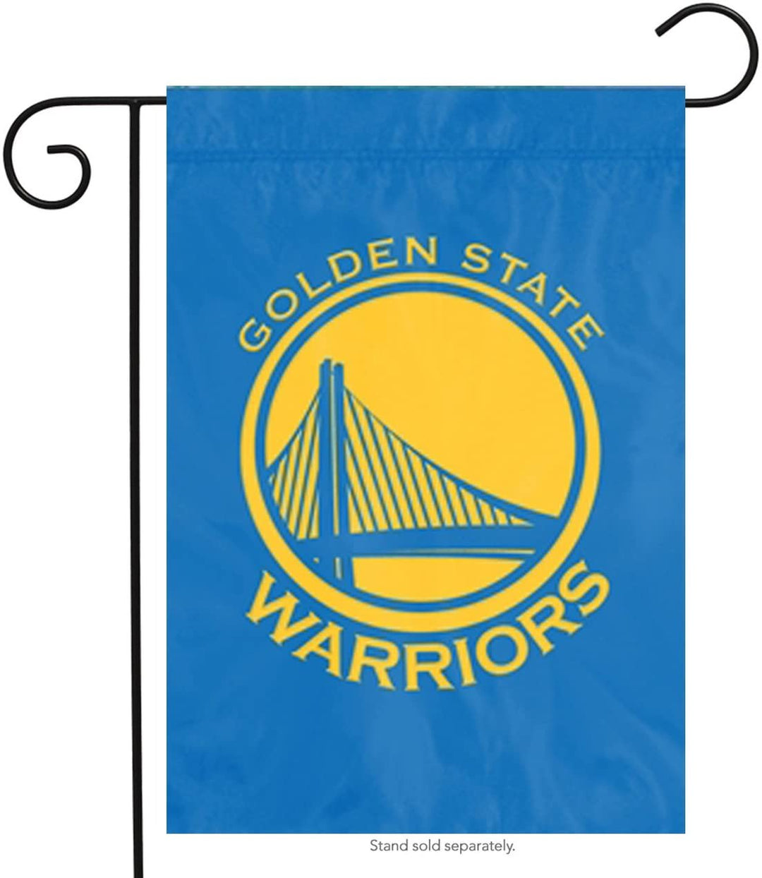 Golden State Warriors Premium Garden Flag Banner, Embroidered, 13x18 Inch