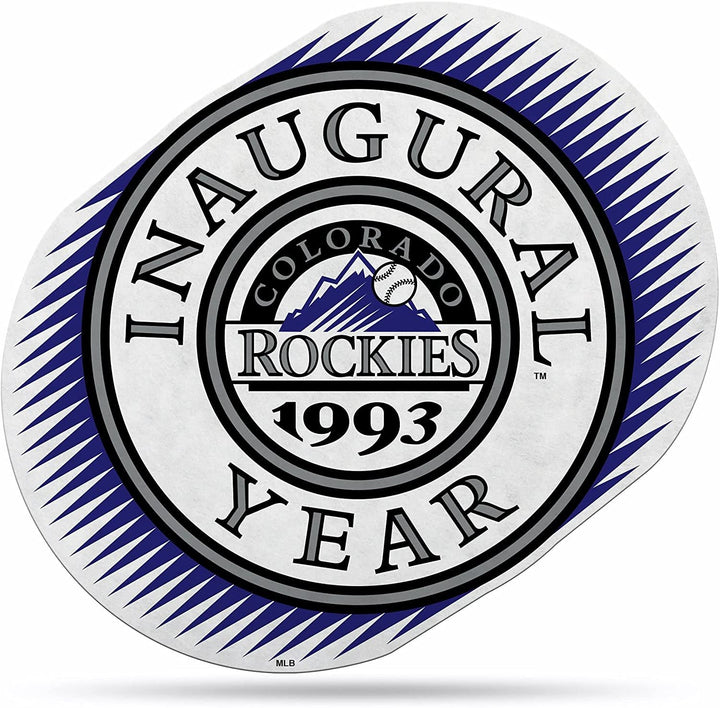 Colorado Rockies 18 Inch Soft Felt Pennant, Retro Logo Design, Shape Cut