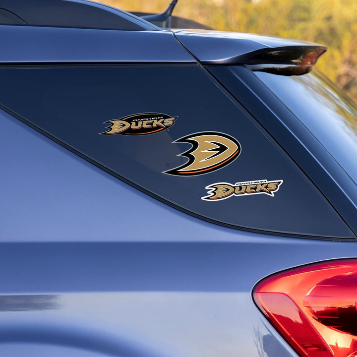 Chicago Bears 3 Piece Die Cut Decal Triple Sticker Sheet, 5x7 Inch