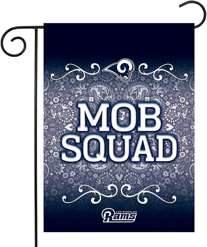 Los Angeles Rams Premium Garden Flag Banner, Double Sided, 13x18 Inch