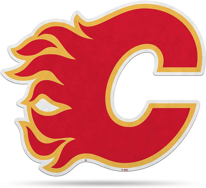 Calgary Flames Pennant Primary Logo 18 Inch Soft Felt