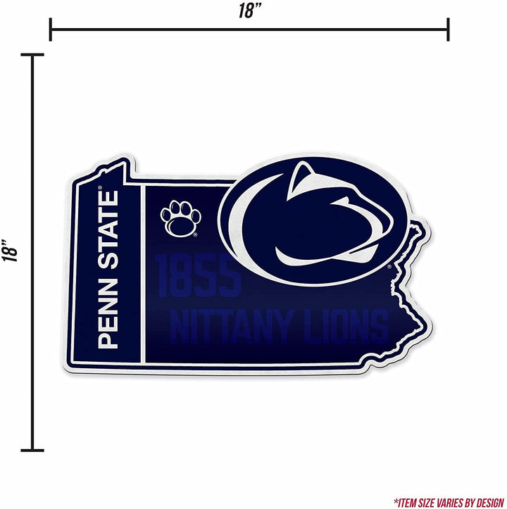 Penn State Nittany Lions Pennant State Shape 18 Inch Soft Felt University of
