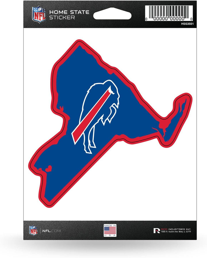 NFL Rico Industries Home State Sticker, Buffalo Bills