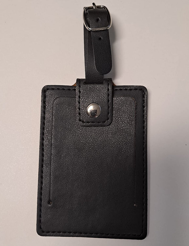 Rico Industries NFL San Francisco 49ers Red Laser Engraved Ultra Suede Luggage Tag - Includes ID Card