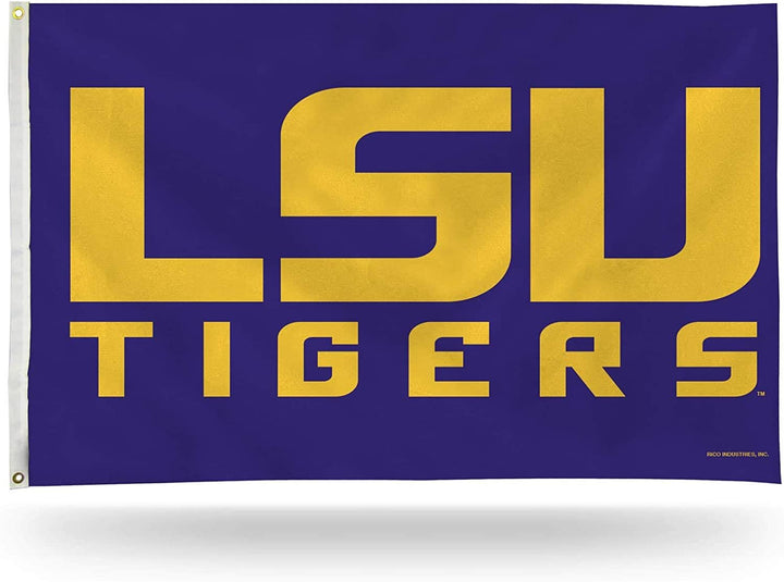 Louisiana State University Tigers LSU 3x5 Flag Banner Metal Grommets Outdoor Indoor