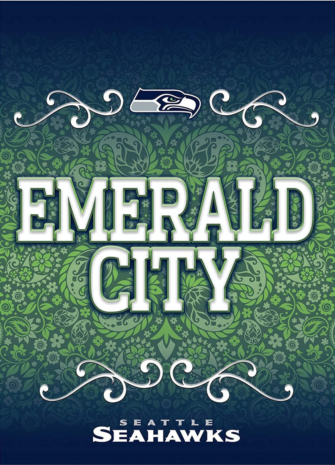 Seattle Seahawks Premium Garden Flag Banner, Double Sided, 13x18 Inch