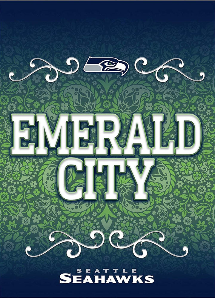 Seattle Seahawks Premium Garden Flag Banner, Double Sided, 13x18 Inch