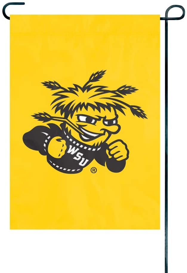 Wichita State University Shockers Premium Garden Flag Banner Applique Embroidered 12.5x18 Inch