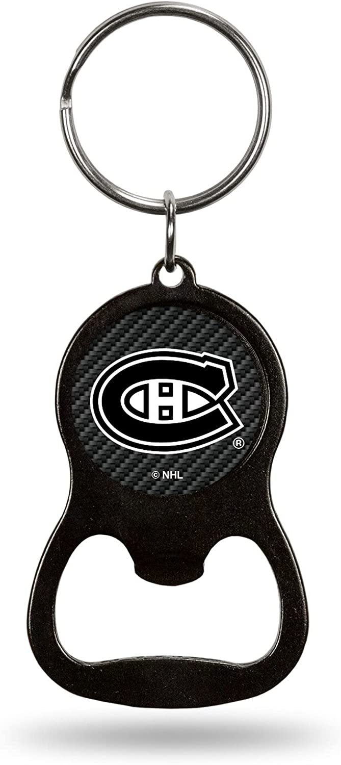 Montreal Canadiens Keychain Bottle Opener Carbon Fiber Design Metal Ho ...