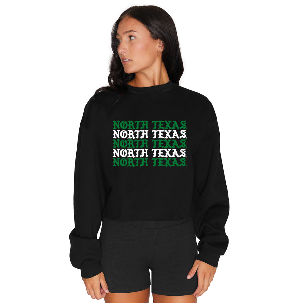 North Texas Mean Green Gothic Crewneck