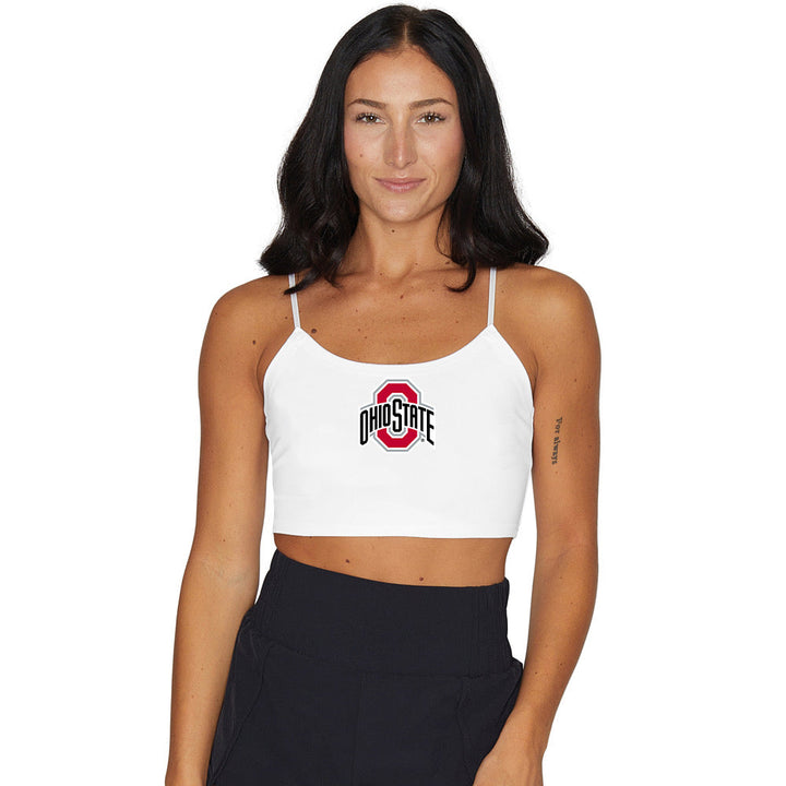 Ohio State OSU Buckeyes White Spaghetti Tank
