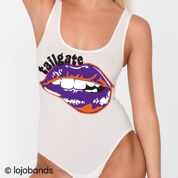 Tailgate Lips Bodysuit