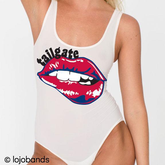 Tailgate Lips Bodysuit