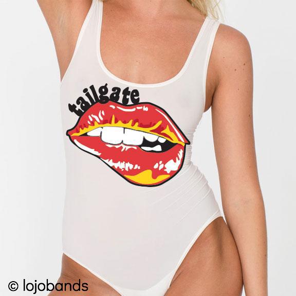 Tailgate Lips Bodysuit