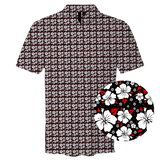 Hawaiian Black White Red Polo / Last Stand / KC / Pre Sale