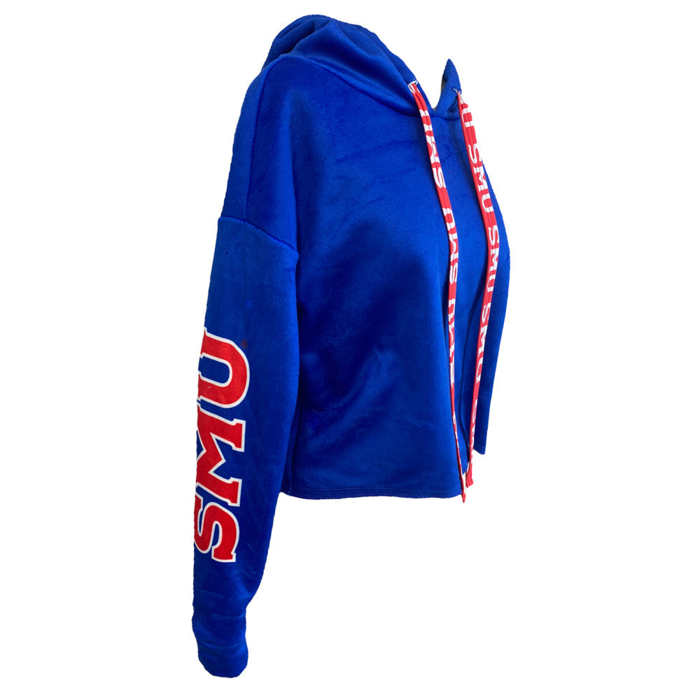 SMU Mustangs Varsity Furry Hoodie