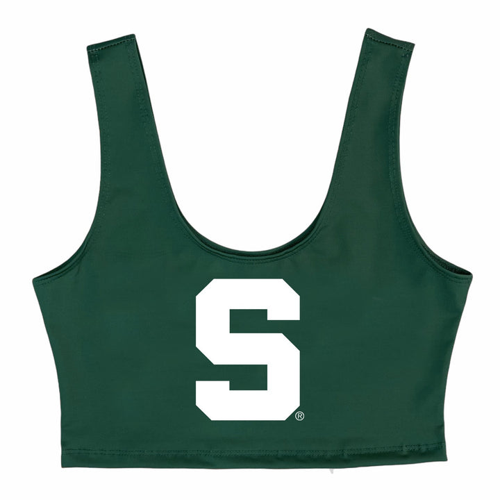 Michigan State Green Crop Tank Top