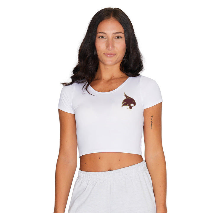 Texas State White Babydoll Tee