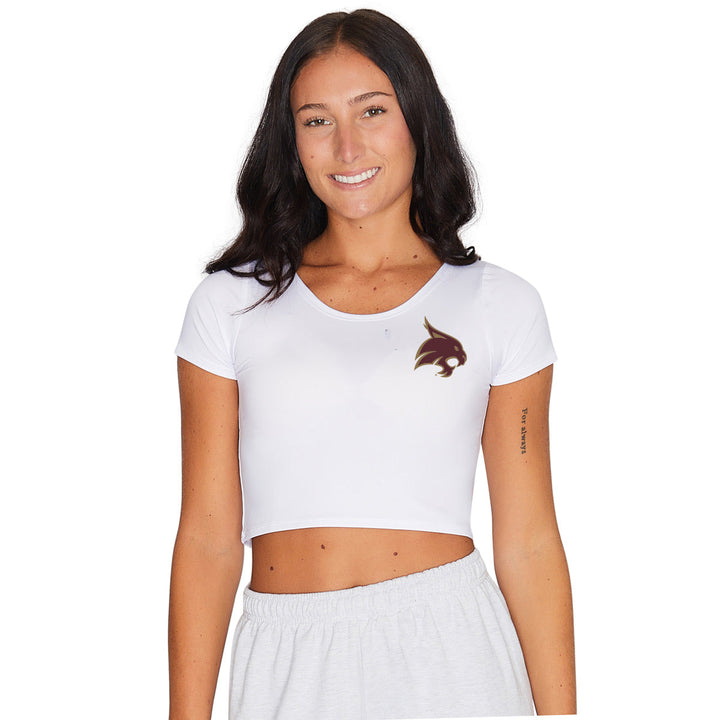 Texas State White Babydoll Tee