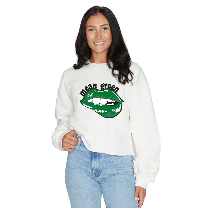 North Texas Mean Green Lips Crewneck