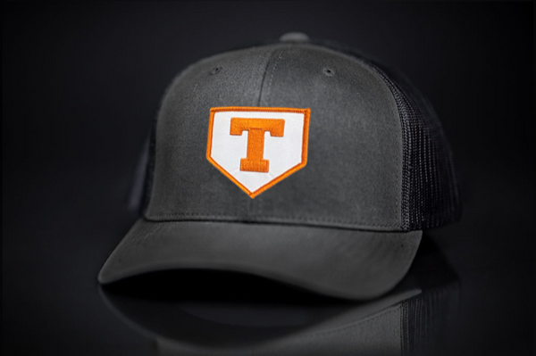 Texas Baseball / Block T Home Plate / Curved Bill Trucker - 011 - CT