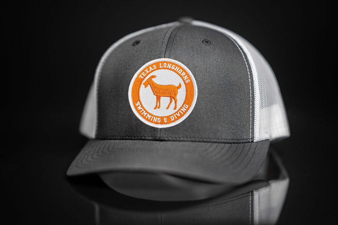 Texas Longhorns / Swimming and Diving / Curved Bill Mesh Snapback /The Goat / 038 / UT9023 - CT