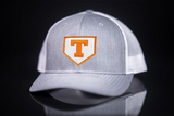 Texas Baseball / Block T Home Plate / Curved Bill Trucker - 011 - CT