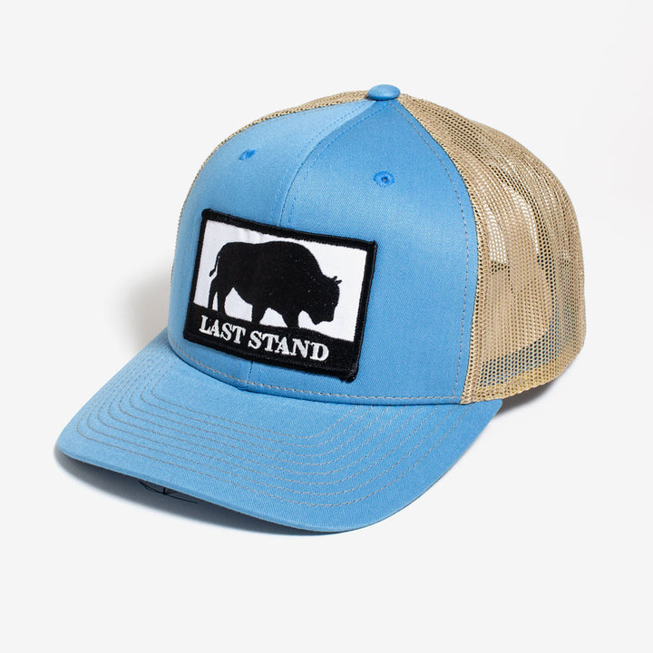 Last Stand / Carolina Blue & Tan / Curved Bill