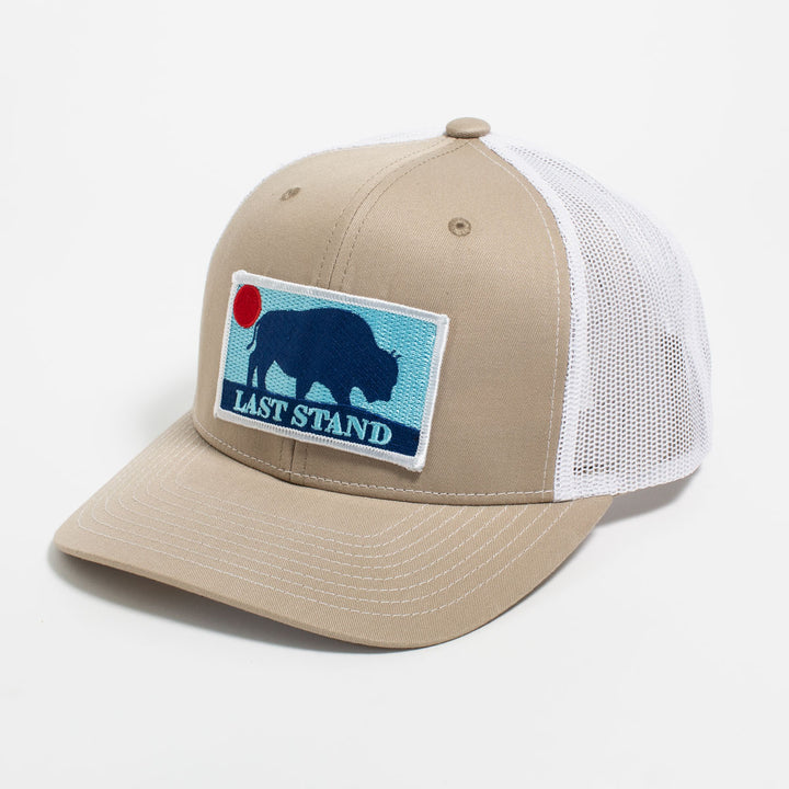 Last Stand / Tan & White / Curved Bill