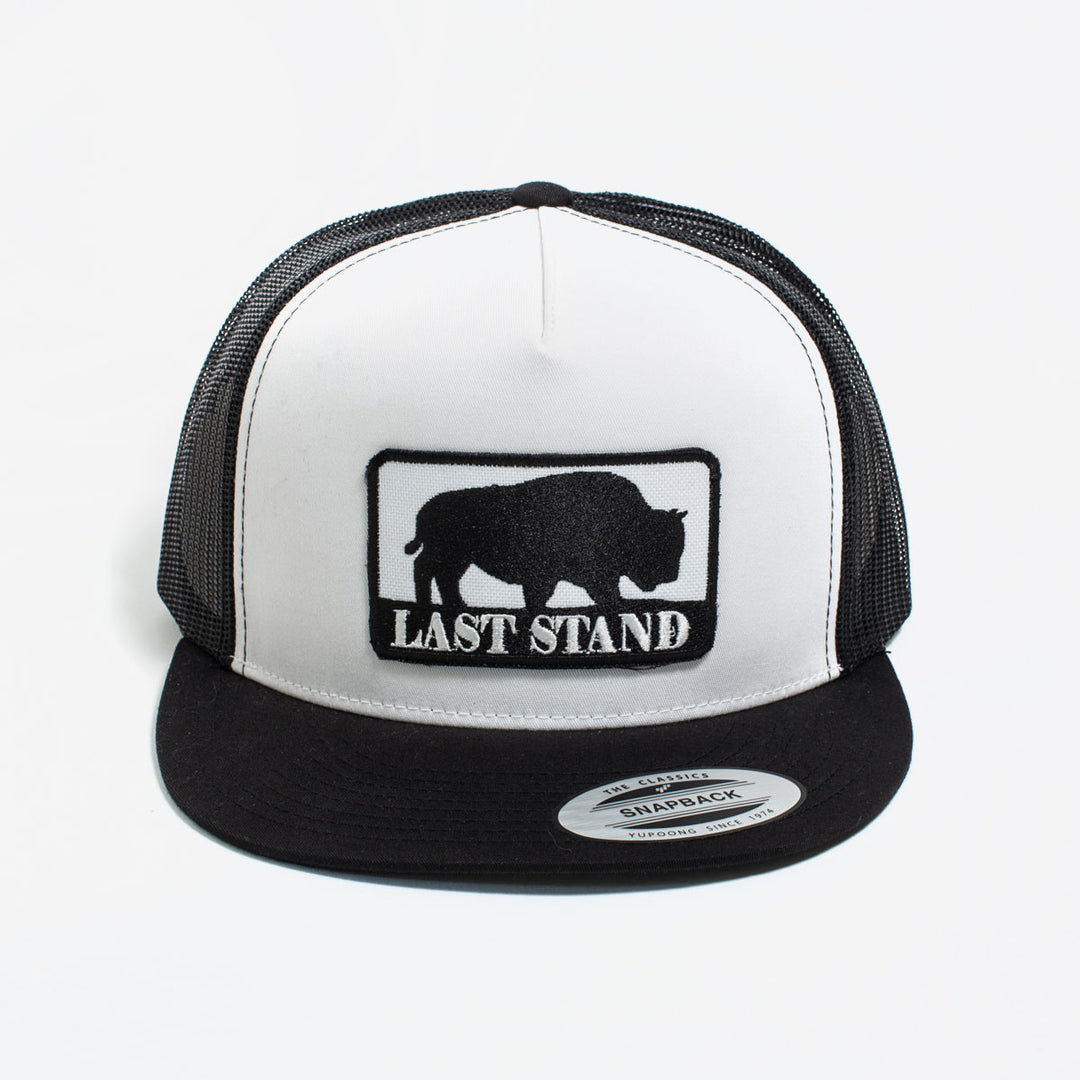 Last Stand / White & Black / Flatbill