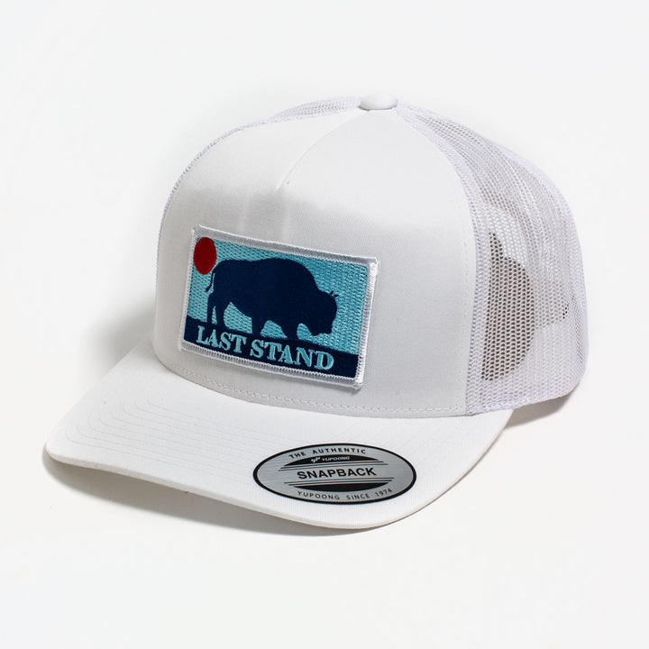 Last Stand / White & White / Curved Bill