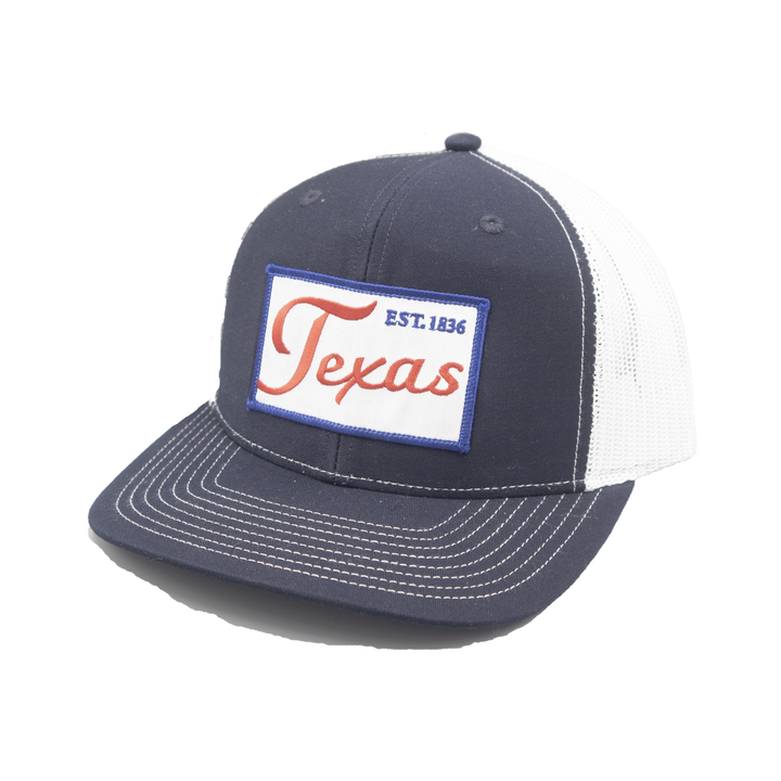 Last Stand Hats / 1836 Script / Curved Bill Mesh Snapback / 022