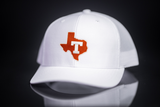 Texas Longhorns / State of Texas Block T  / Curved Bill Trucker - 084
