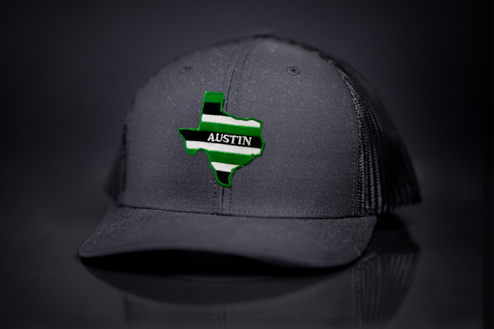 Last Stand Legion / Austin / State of Texas / Curved Bill Mesh Snapback - 067