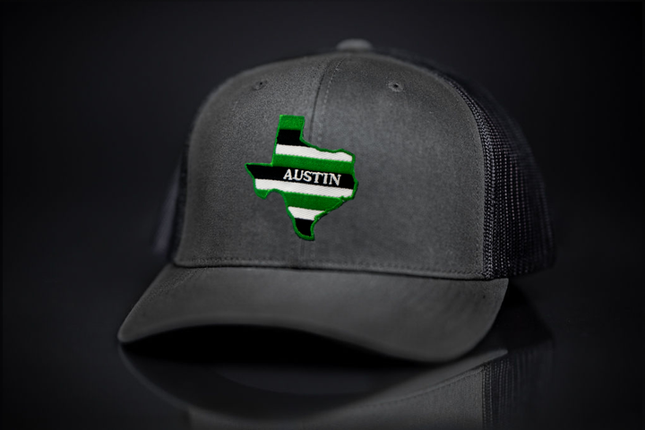 Last Stand Legion / Austin / State of Texas / Curved Bill Mesh Snapback - 067