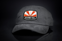 Oklahoma State / Oklahoma State Sunrise Square Patch / Dad Hat / 134 / OKSTATE003