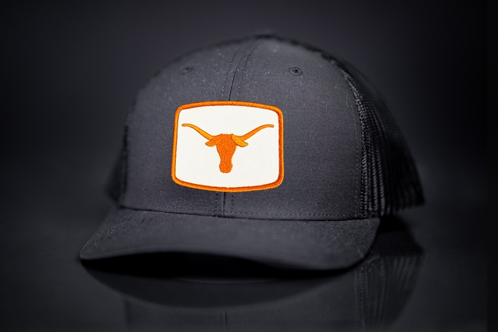 Texas Longhorns / Square Longhorn / Curved Bill Mesh Snapback / 148 / UT9103