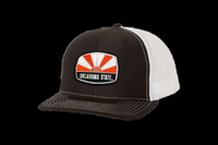 Oklahoma State / Oklahoma State Sunrise Square Patch / Curved Bill Mesh Snapback / 134 / OKSTATE003