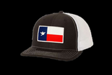 Brock Cunningham / Dove Texas Flag Rectangle / Curved Bill Mesh Snapback / 140